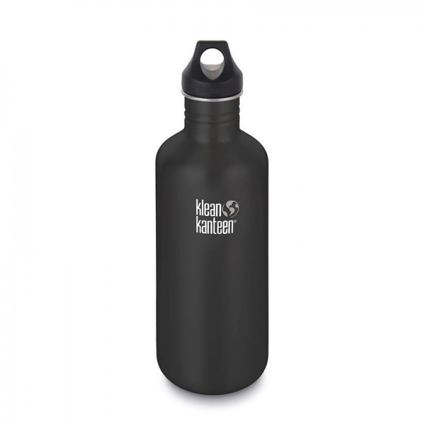 كليان Kanteen 1.182L كلاسيك حلقة كاب زجاجة المياه - زجاجة مياه الصلب