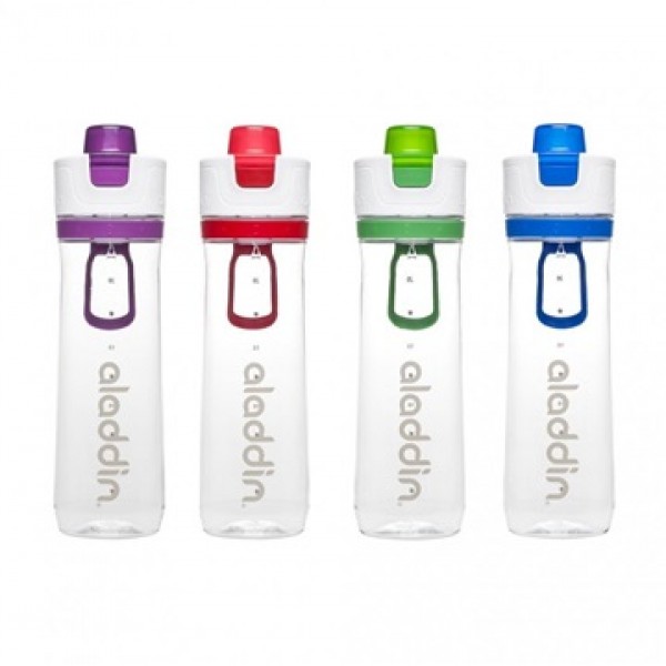 Aladdin 0.8L Active Hydration Tracker Bottle - With Scale / Tracking Bottle