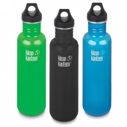 Klean Kanteen 0.8L Sport Cap Water Bottle - Steel Water Bottle Klean Kanteen 0.8L Sport Cap Water Bottle - Steel Water Bottle