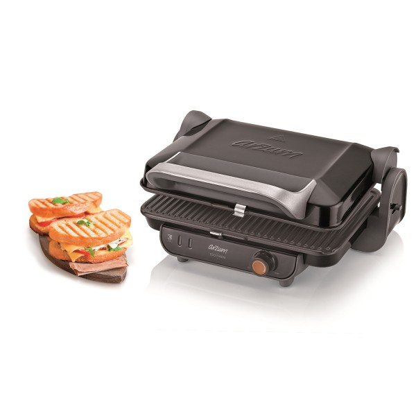 AR2005 Eco Panini Grill and Sandwich Maker - Black