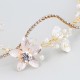 Wedding Accessories Ladies Exclusive Alloy Headbands With Rhinestone / Venetian Pearl 