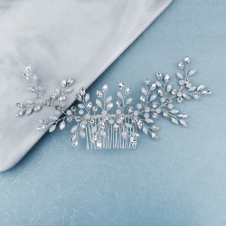 Wedding Accessories Ladies Beautiful Rhinestone Combs and Barrettes