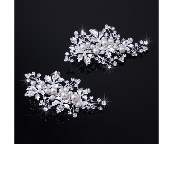 Wedding Accessories Ladies Unique Rhinestone / Alloy Hairpins 