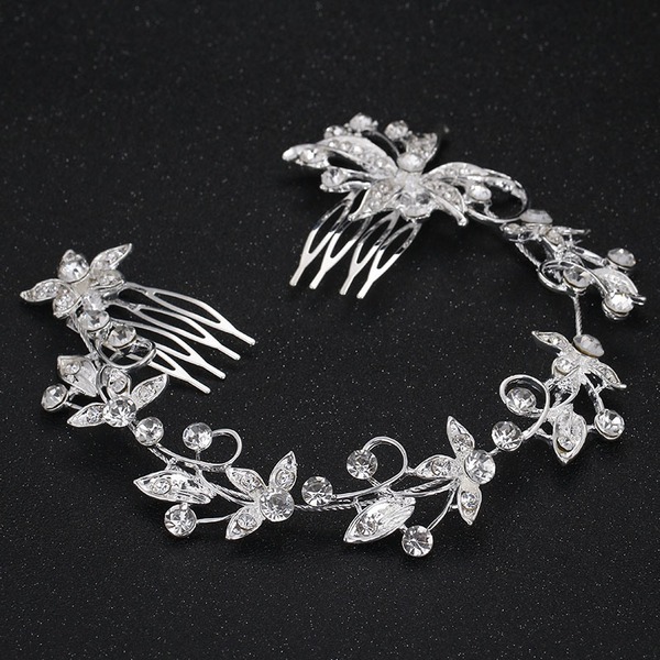 Wedding Accessories Ladies Beautiful Rhinestone / Alloy Combs and Barrettes