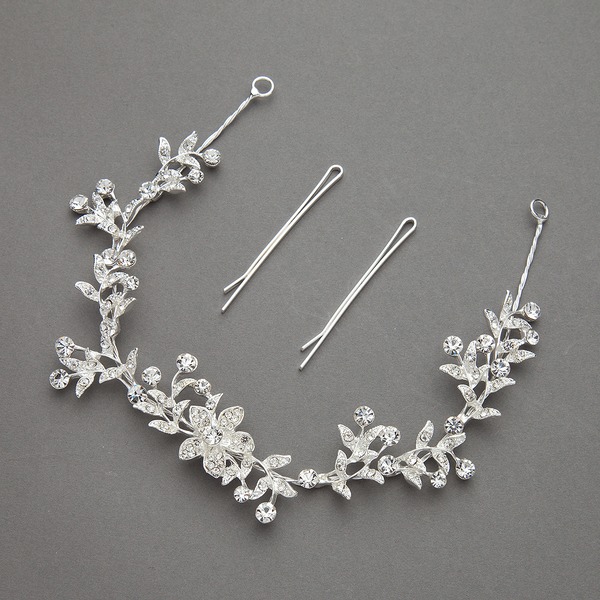 Wedding Accessories Eye-catching Rhinestone / Alloy Headbands