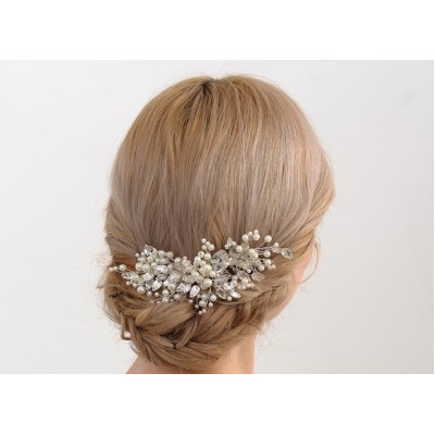 Wedding Accessories Miss Amazing Alloy Combs and Barrettes With Venetian Pearl Wedding Accessories Miss Amazing Alloy Combs and Barrettes With Venetian Pearl