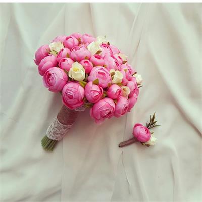 Wedding Bouquet Fuchsia Erengul Bridal Bouquet  Wedding Bouquet Fuchsia Erengul Bridal Bouquet
