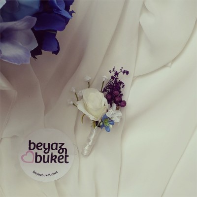 Wedding Bouquet Blue Maria Bridal Flower (Bouquet) Wedding Bouquet Blue Maria Bridal Flower (Bouquet)