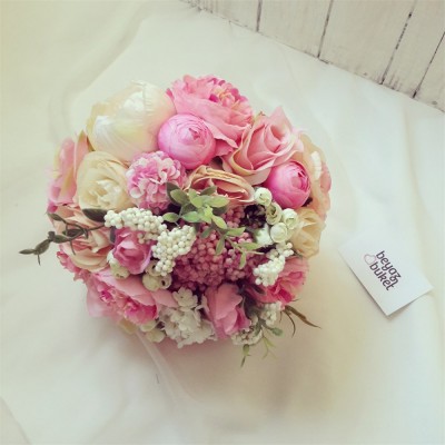 Wedding Bouquet Pink Elvie Bridal Bouquet  Wedding Bouquet Pink Elvie Bridal Bouquet