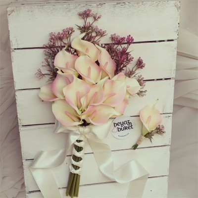 Wedding Bouquet Vibrant Texture Pink Cream Gala Bouquet Wedding Bouquet Vibrant Texture Pink Cream Gala Bouquet
