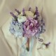 باقة الزفاف Lilac Blue Hydrangea Bridal Bouquet