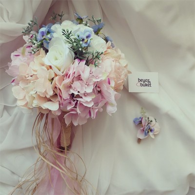 Wedding Bouquet Pastel Hydrangea Bridal Bouquet Wedding Bouquet Pastel Hydrangea Bridal Bouquet
