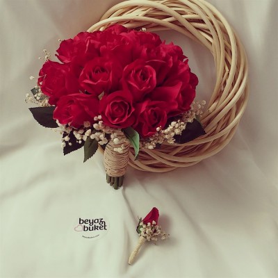 Wedding Bouquet Vivid textured Red Rose Bridal Bouquet Wedding Bouquet Vivid textured Red Rose Bridal Bouquet