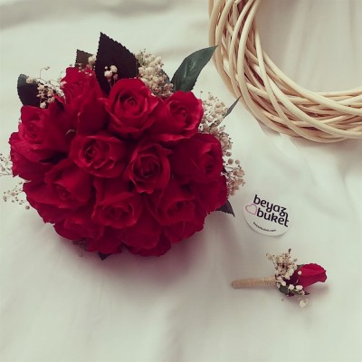 Wedding Bouquet Vivid textured Red Rose Bridal Bouquet Wedding Bouquet Vivid textured Red Rose Bridal Bouquet