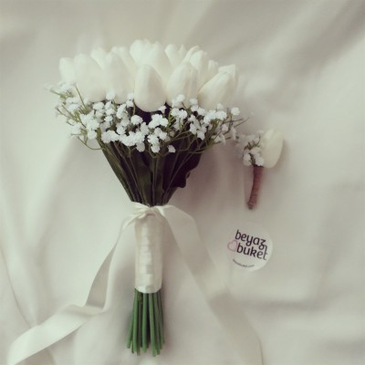 Wedding Bouquet Cipso White Tulip Bridal Bouquet Wedding Bouquet Cipso White Tulip Bridal Bouquet