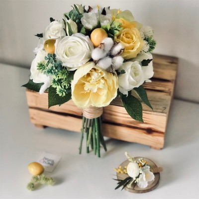 Wedding Bouquet Fresh Love Lemon Bridal Bouquet (Bride Flower) Wedding Bouquet Fresh Love Lemon Bridal Bouquet (Bride Flower)
