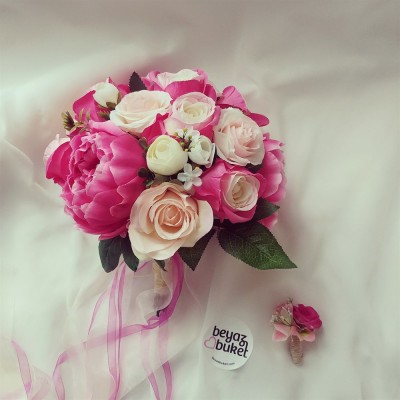 Wedding Bouquet Fuchsia Salmon Bridal Bouquet Wedding Bouquet Fuchsia Salmon Bridal Bouquet
