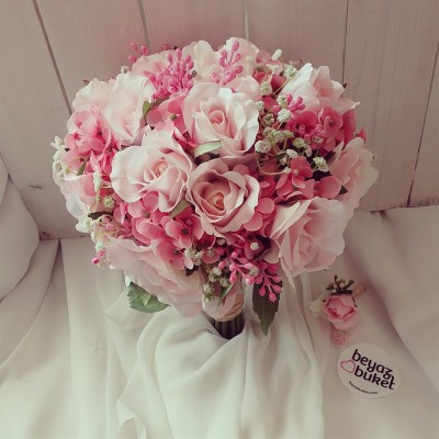 Wedding Bouquet Coral Rose Hydrangea Bridal Bouquet Wedding Bouquet Coral Rose Hydrangea Bridal Bouquet