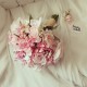 Wedding Bouquet Coral Rose Hydrangea Bridal Bouquet