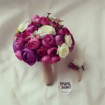 Wedding Bouquet Damson Purple Erengul Bridal Flower Wedding Bouquet Damson Purple Erengul Bridal Flower