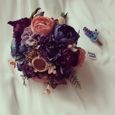 Wedding Bouquet Sapphire Navy Blue Bridal Flower Bouquet Wedding Bouquet Sapphire Navy Blue Bridal Flower Bouquet