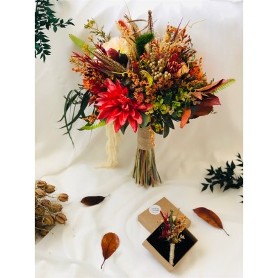 Wedding Bouquet Star Rustic Bridal Bouquet (Flower) Wedding Bouquet Star Rustic Bridal Bouquet (Flower)
